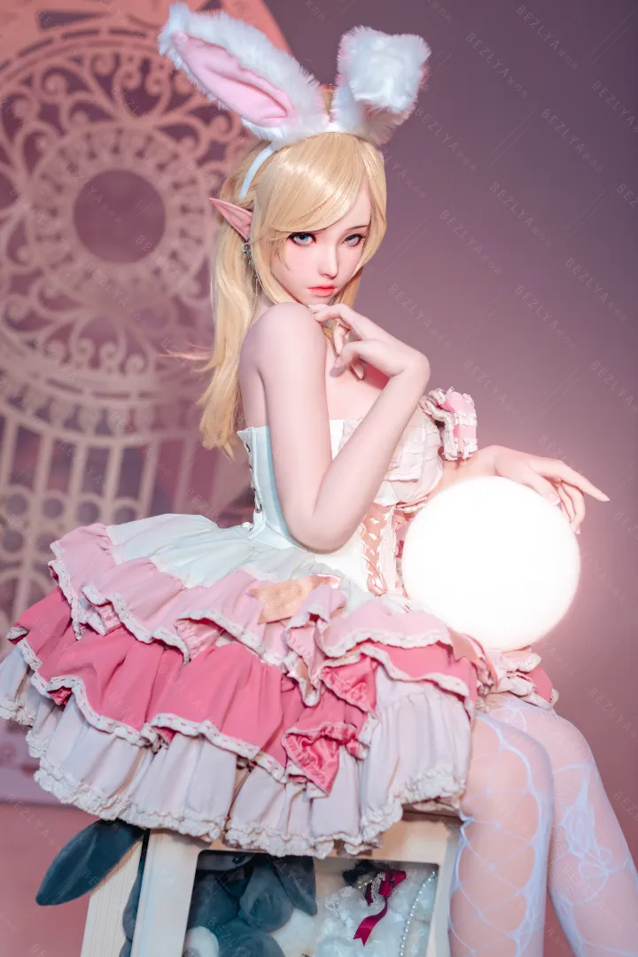 155cm (5ft1) E CUP Lightweight Silicone Sex Doll, Movable Jaw Head Calla